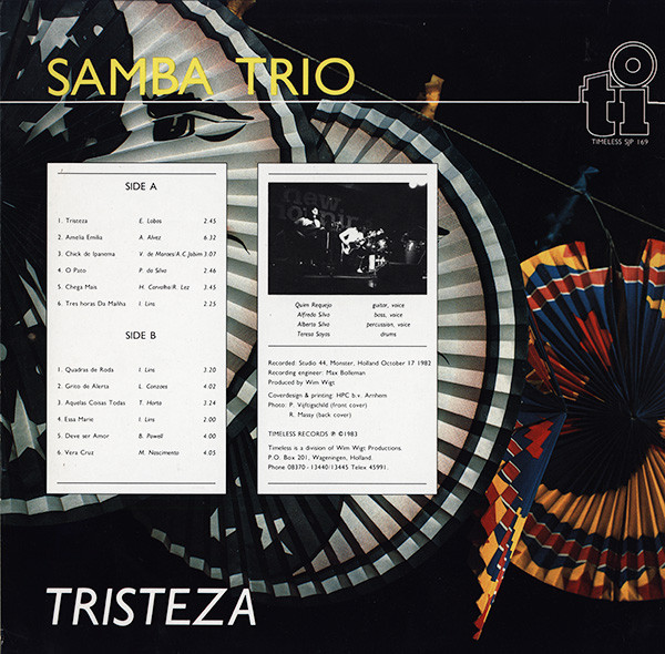 Samba Trio - Tristeza | Timeless (SJP 169) - 2