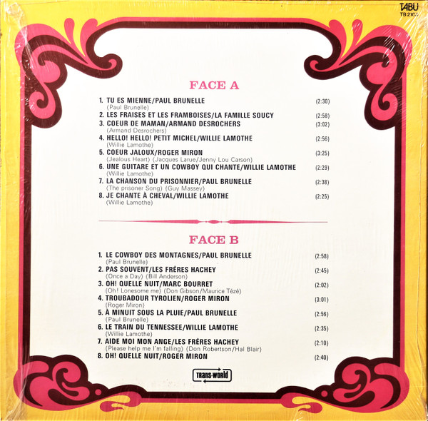 Various - Le Western À Son Meilleur : 16 Succès Western | Tabu (TB-2103) - 2 Various - Le Western À Son Meilleur : 16 Succès Western | Tabu (TB-2103) - 2