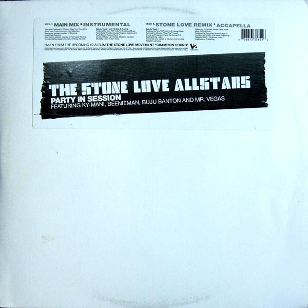 Stone Love Allstars Featuring Kymani Marley , Beenie Man , Buju Banton & Mr. Vegas - Party In Session | V2 (63881-33584-1) - main