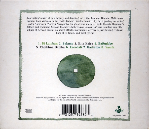 Toumani Diabaté With Ballaké Sissoko - New Ancient Strings / Nouvelles Cordes Anciennes | Hannibal Records (HNCD 1428) - 2