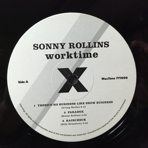 Sonny Rollins - Worktime | WaxTime (771996) - 2