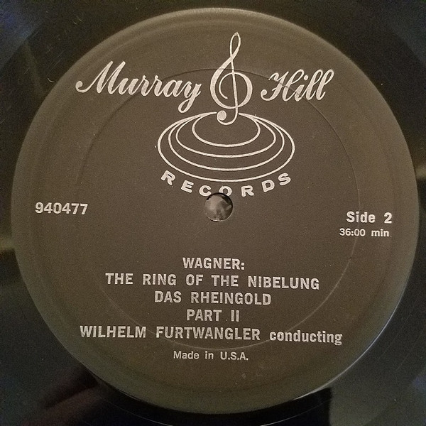 Richard Wagner - Wilhelm Furtwängler conducting Orchestra Del Teatro Alla Scala And Coro Del Teatro Alla Scala - The Ring Of The Nibelung: Das Rheingold, Die Walküre, Siegfried, Götterdämmerung | Murray Hill Records (940477) - 4 Richard Wagner - Wilhelm Furtwängler conducting Orchestra Del Teatro Alla Scala And Coro Del Teatro Alla Scala - The Ring Of The Nibelung: Das Rheingold, Die Walküre, Siegfried, Götterdämmerung | Murray Hill Records (940477) - 4
