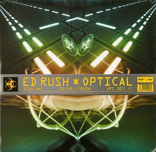 Ed Rush & Optical / DJ Trace & Optical - Socom | Virus Recordings (VRS 007) - main Ed Rush & Optical / DJ Trace & Optical - Socom | Virus Recordings (VRS 007) - main