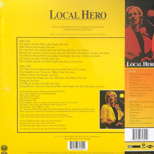 Mark Knopfler - Local Hero | Vertigo (ARHSLP010) - 2