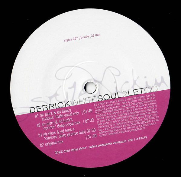 Derrick White - Soul 2 Let Go | Styles Kickin' (styles 007) - 2 Derrick White - Soul 2 Let Go | Styles Kickin' (styles 007) - 2