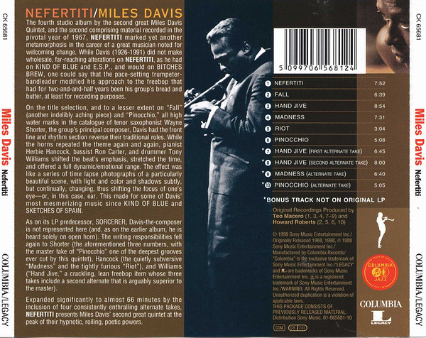 Miles Davis - Nefertiti | Columbia (CK 65681) - 2