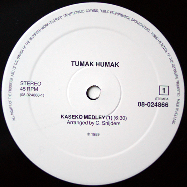 Tumak Humak - Kaseko Medley | Tuma Records (08-024866) - 2 Tumak Humak - Kaseko Medley | Tuma Records (08-024866) - 2