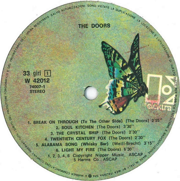 The Doors - The Doors | Elektra (W 42012) - 3 The Doors - The Doors | Elektra (W 42012) - 3