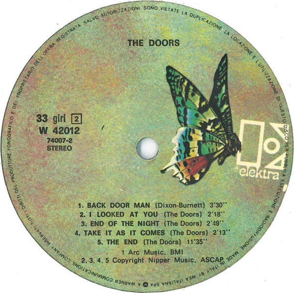 The Doors - The Doors | Elektra (W 42012) - 4 The Doors - The Doors | Elektra (W 42012) - 4