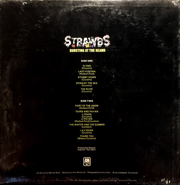 Strawbs - Bursting At The Seams [Vinyl] | A&M Records (SP-4383) - 2