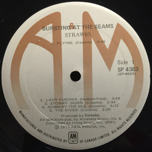 Strawbs - Bursting At The Seams [Vinyl] | A&M Records (SP-4383) - 3