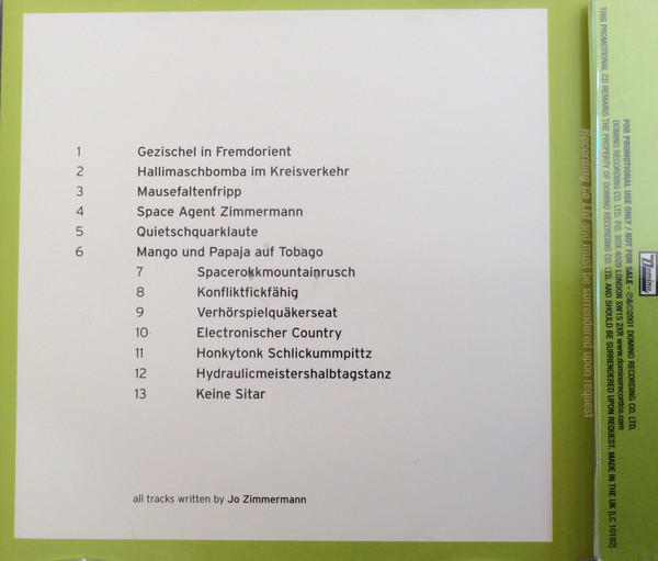 Schlammpeitziger - Collected Simplesongs Of My Temporary Past | Domino (WIGCD98P) - 2