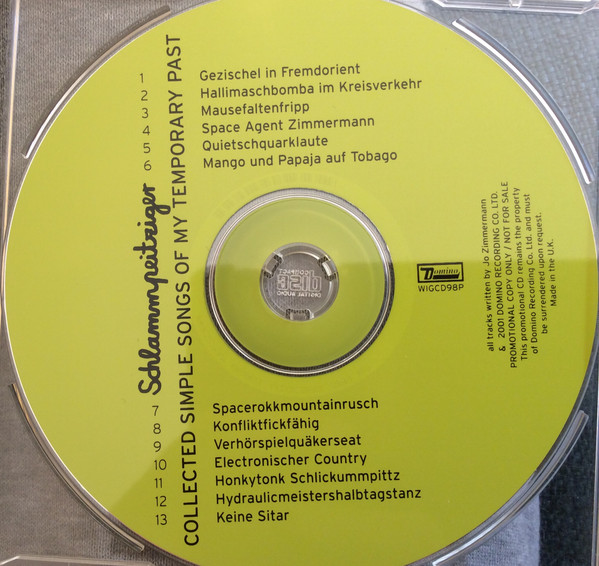 Schlammpeitziger - Collected Simplesongs Of My Temporary Past | Domino (WIGCD98P) - 3
