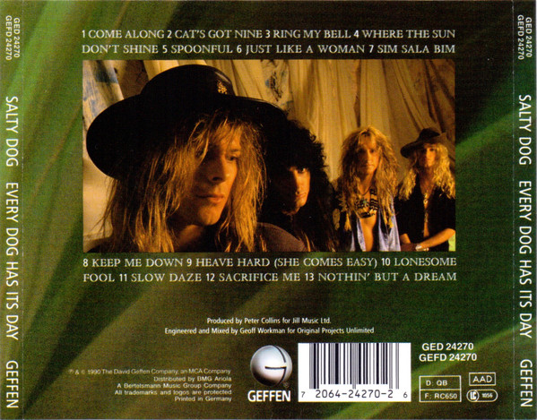 Salty Dog - Every Dog Has Its Day | Geffen Records (GED 24270) - 3 Salty Dog - Every Dog Has Its Day | Geffen Records (GED 24270) - 3