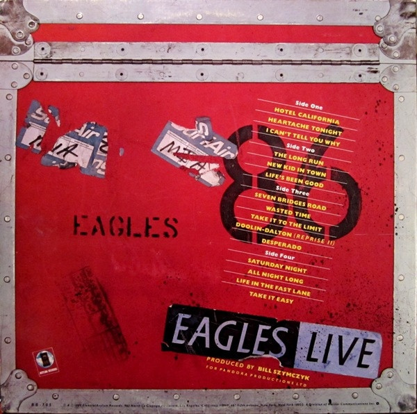 Eagles - Eagles Live | Asylum Records (AS 62032) - 2