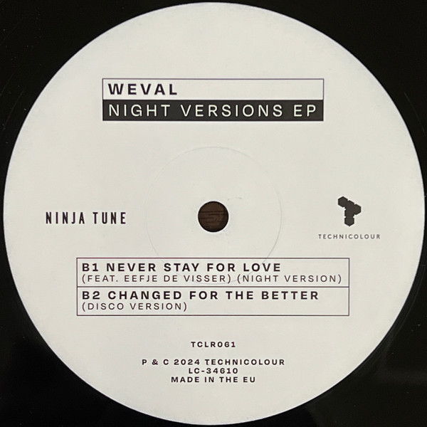 Weval - Night Versions | Technicolour (TCLR061) - 2