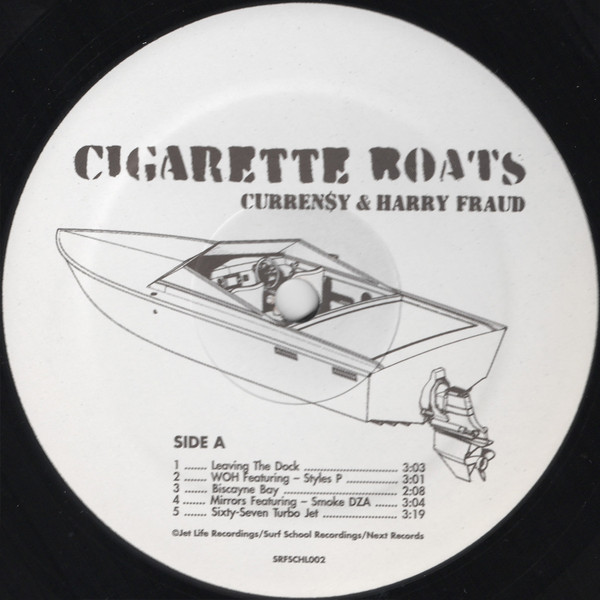 Curren$y & Harry Fraud - Cigarette Boats | Jet Life Recordings (SRFSCHL002) - 3