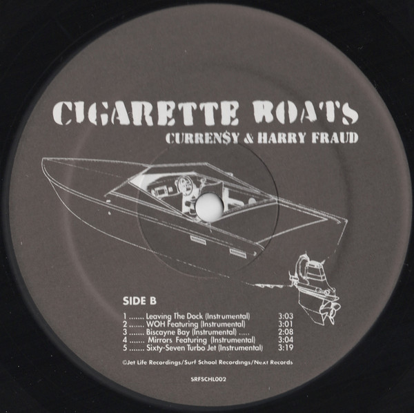 Curren$y & Harry Fraud - Cigarette Boats | Jet Life Recordings (SRFSCHL002) - 4