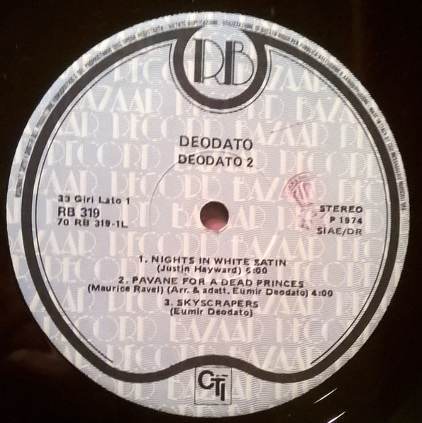 Eumir Deodato - Deodato 2 | Record Bazaar (RB 319) - 3