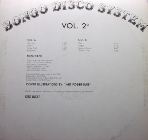 Various - Bongo Disco System (Vol. 2) | Krono System Record (KRS 8032) - 2