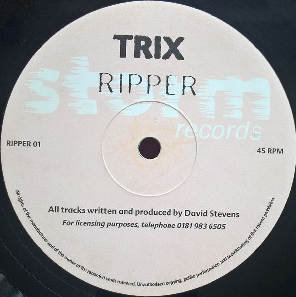 Trix - Ripper | Storm Records (RIPPER 01) - main
