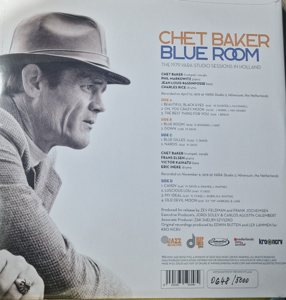 Chet Baker - Blue Room (The 1979 VARA Studio Sessions In Holland) | Jazz Detective (DDJD-007) - 4 Chet Baker - Blue Room (The 1979 VARA Studio Sessions In Holland) | Jazz Detective (DDJD-007) - 4