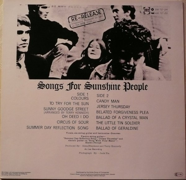 Donovan - Fairytale | PRT (200 727-241) - 2