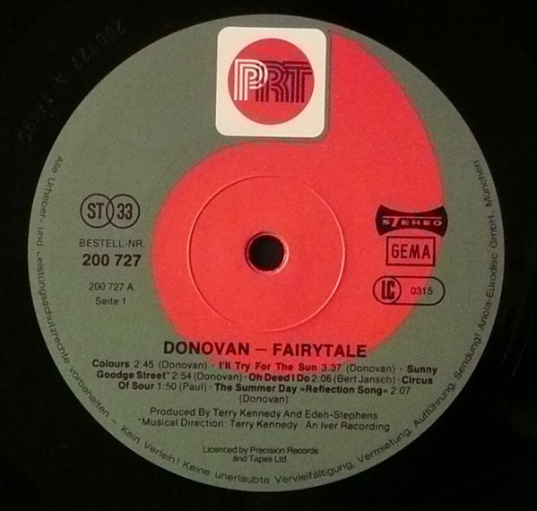 Donovan - Fairytale | PRT (200 727-241) - 3