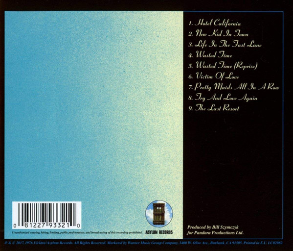 Eagles - Hotel California | Asylum Records (081227933210) - 3