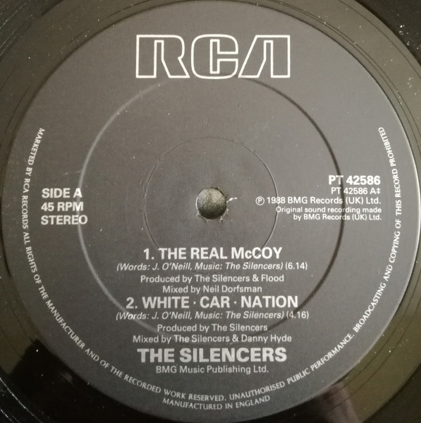 The Silencers - The Real McCoy | RCA (PT 42586) - 3
