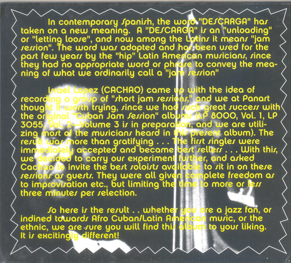 Cachao Y Su Ritmo Caliente - Cuban Jam Sessions In Miniature "Descargas" | Vampi Soul (VAMPI CD 041) - 3