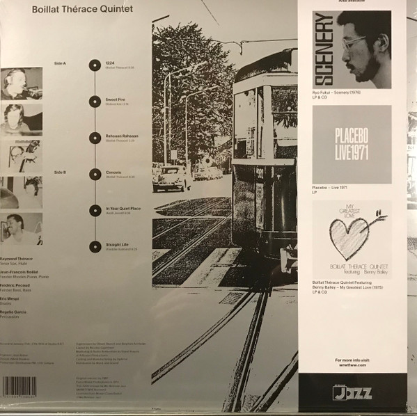 Boillat Therace Quintet - Boillat Thérace Quintet | We Release Jazz (WRJ006LTD) - 2 Boillat Therace Quintet - Boillat Thérace Quintet | We Release Jazz (WRJ006LTD) - 2