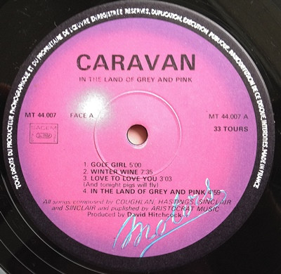 Caravan - In The Land Of Grey And Pink | Les Disques Motors (MT 44007) - 3 Caravan - In The Land Of Grey And Pink | Les Disques Motors (MT 44007) - 3