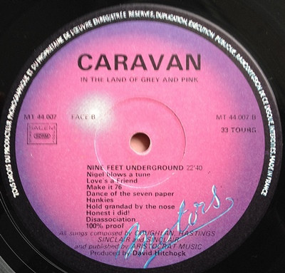 Caravan - In The Land Of Grey And Pink | Les Disques Motors (MT 44007) - 4 Caravan - In The Land Of Grey And Pink | Les Disques Motors (MT 44007) - 4