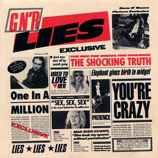 Guns N' Roses - G N' R Lies | Geffen Records (GED 24198) - main