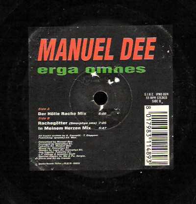 Manuel Dee - Erga Omnes | Ipnotika (IPNO 024) - 2