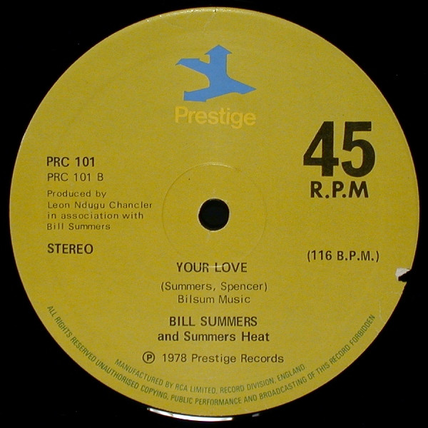 Bill Summers & Summers Heat - Straight To The Bank | Prestige (PRC 101) - 2