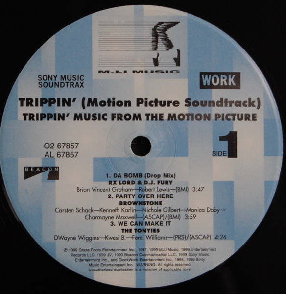 Various - Trippin' (Motion Picture Soundtrack) | Sony Music Soundtrax (O2 69921) - 3