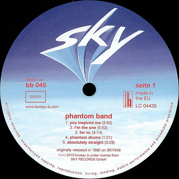 Phantom Band - Phantom Band | Bureau B (BB 045) - 3 Phantom Band - Phantom Band | Bureau B (BB 045) - 3