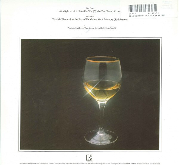 Grover Washington, Jr. - Winelight | Elektra (ELK 52 262) - main Grover Washington, Jr. - Winelight | Elektra (ELK 52 262) - main