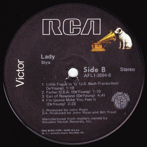 Styx - Lady | RCA Victor (AFL1-3594) - 4 Styx - Lady | RCA Victor (AFL1-3594) - 4