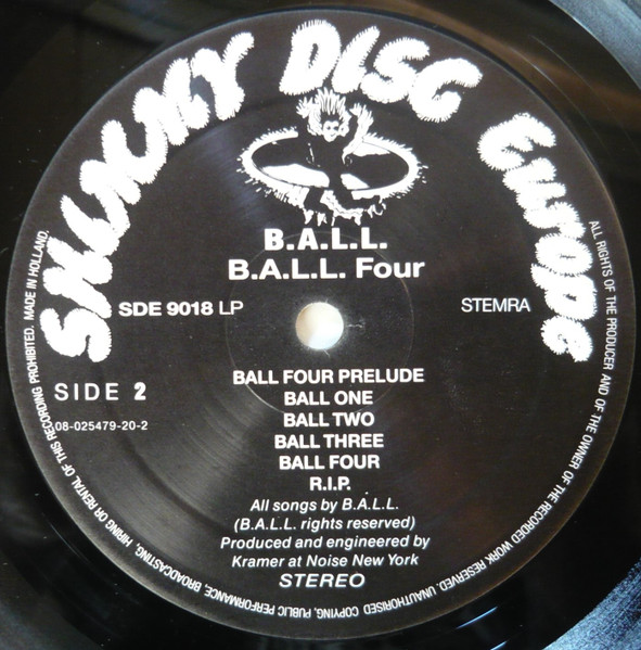 B.A.L.L. - (Four) Hardball | Shimmy Disc Europe (SDE 9018 LP) - 4 B.A.L.L. - (Four) Hardball | Shimmy Disc Europe (SDE 9018 LP) - 4