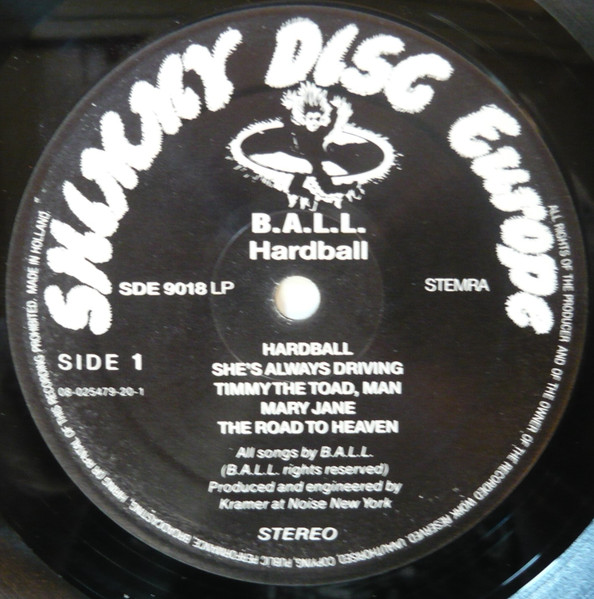 B.A.L.L. - (Four) Hardball | Shimmy Disc Europe (SDE 9018 LP) - 3 B.A.L.L. - (Four) Hardball | Shimmy Disc Europe (SDE 9018 LP) - 3