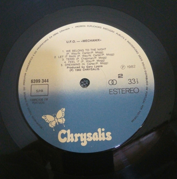 UFO - Mechanix | Chrysalis (6399 344) - 4