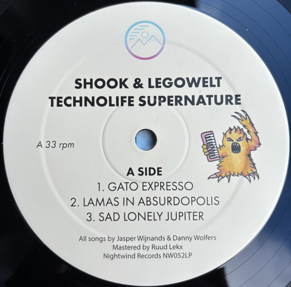 Shook & Legowelt - Technolife Supernature | Nightwind Records (NW052LP) - 3 Shook & Legowelt - Technolife Supernature | Nightwind Records (NW052LP) - 3