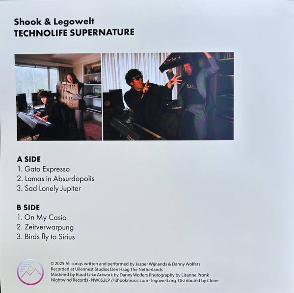 Shook & Legowelt - Technolife Supernature | Nightwind Records (NW052LP) - 2 Shook & Legowelt - Technolife Supernature | Nightwind Records (NW052LP) - 2