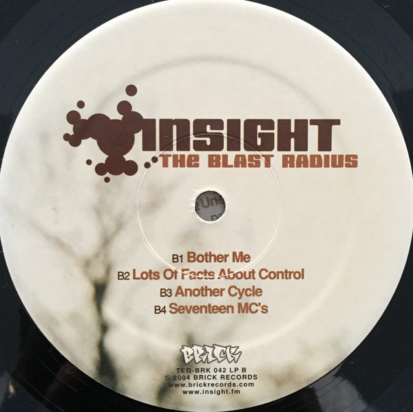 Insight - The Blast Radius | Brick Records (TEG-BRK 042 2xLP) - 4