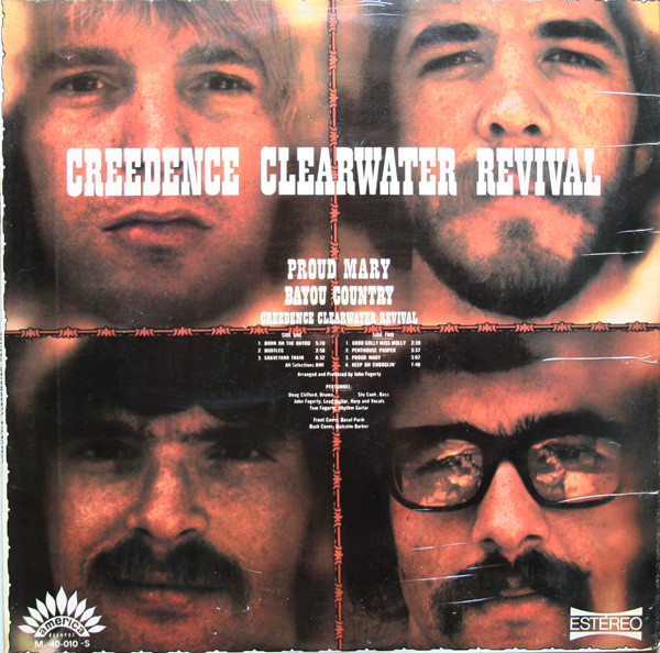 Creedence Clearwater Revival - Proud Mary / Bayou Country | America Records (M.40.010-S)