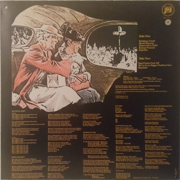 Dead Kennedys - In God We Trust, Inc. | Statik Records (VS 113-1)