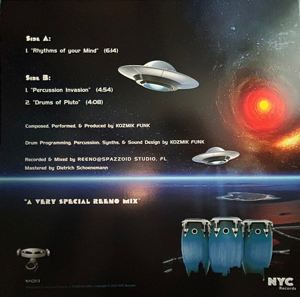 Kozmik Funk - Percussion in Space, Part 2 | NYC Records (NYC013)